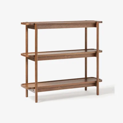 Westwing Low Wooden Shelf Libby