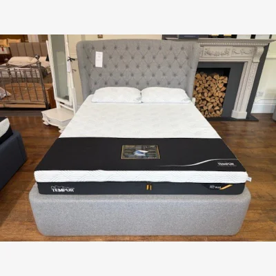 And So To Bed Tempur Holcott Ottoman and Pro Plus Tempur Mattress - King Size - Ex Display