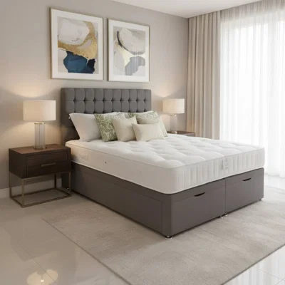 Arighi Bianchi Arighi Bianchi Ottoman Stamford Bed, Single / Brown