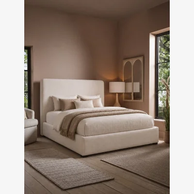Cox and Cox Natural Nils Ottoman Storage Bed - Double