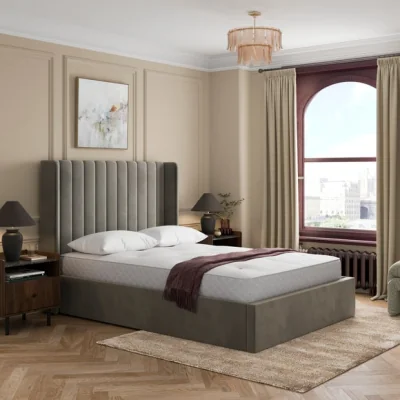Dunelm Alara Velvet Ottoman Bed