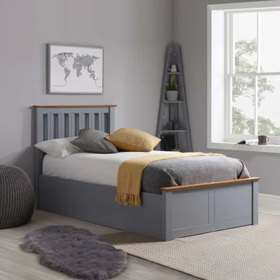 Dunelm Winslow Ottoman Bed Frame Stone (Grey)