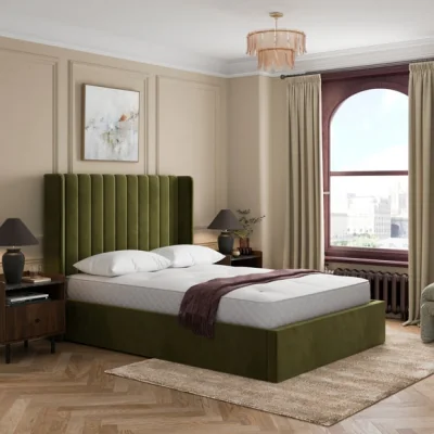 Dunelm Alara Velvet Ottoman Bed
