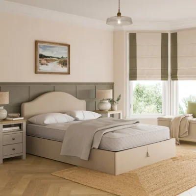 Dunelm Maylee Textured Ottoman Bed Frame