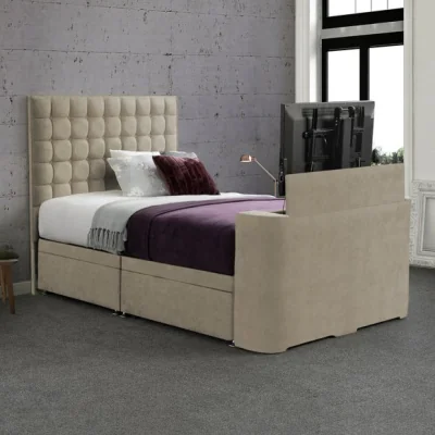 Dunelm Sweet Dreams Gaia Geometric Side Lift Ottoman TV Bed
