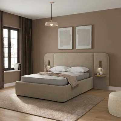 Dunelm Frankie Chenille Ottoman Bed