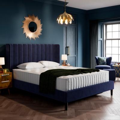 Dunelm Alara Pleated Ottoman Bed Frame, Velvet