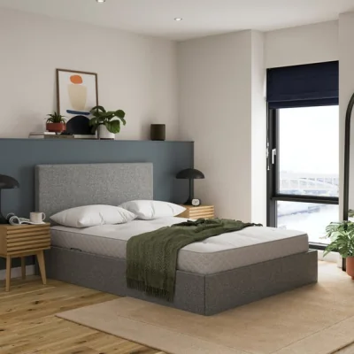 Dunelm Olton Textured Ottoman Bed Frame
