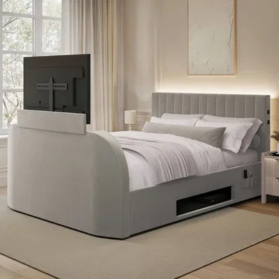 Dunelm XR Living Maisie 5.1 Surround Sound Side Lift Ottoman TV Bed