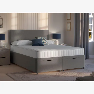Dreams Dreams Workshop Ottoman Divan Bed Base - 4'0 Small Double - Grey