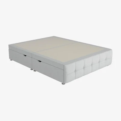 Dreams Sleepeezee Pompeii Ottoman Divan Bed Base - 4'6 Double - Silver