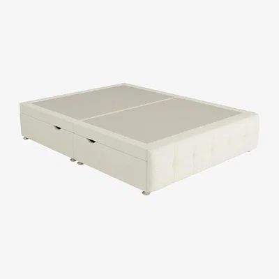 Dreams Sleepeezee Pompeii Ottoman Divan Bed Base - 6'0 Super King - Cream