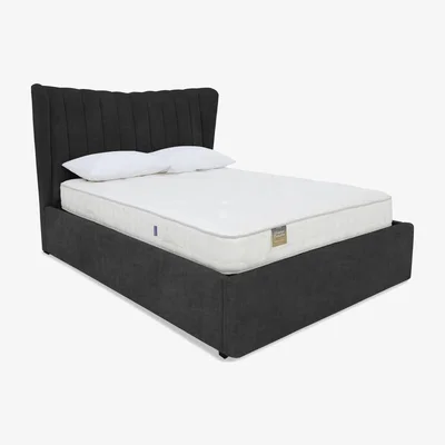Furniture Village Highgrove - Bourne Ottoman Bed Frame - Super King - Smokey Quartz
