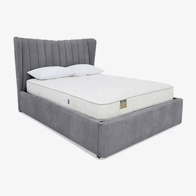 Furniture Village Highgrove - Bourne Ottoman Bed Frame - Double - Aston Steel