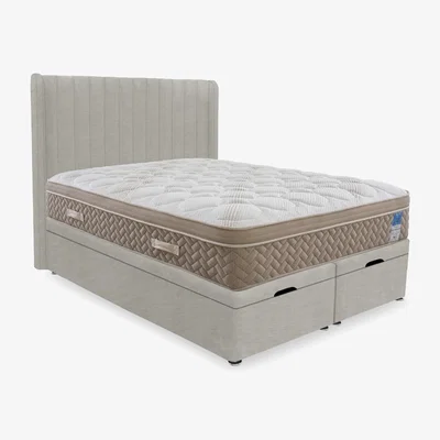 Furniture Village Sleep Story - PlushTech End Lift Ottoman Divan Set - King Size