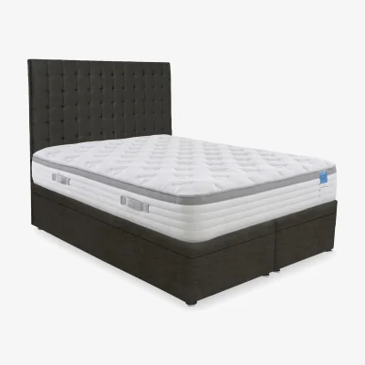 Furniture Village Sleep Story - Hybrid 360 Electric End Lift Ottoman Divan Set - King Size