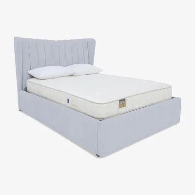 Furniture Village Highgrove - Bourne Ottoman Bed Frame - King Size - Seven Lilac