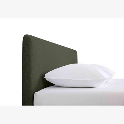 Furniture Village TEMPUR - Arc Disc Ottoman Bed Frame with Form Headboard - King Size - Earl Grey with Oak Feet