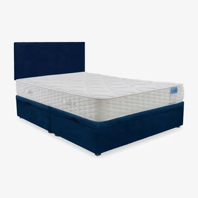 Furniture Village Sleep Story - Memory Plus Side Lift Ottoman Divan Set - Super King