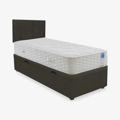 Furniture Village Sleep Story - Memory Plus Side Lift Ottoman Divan Set - Single