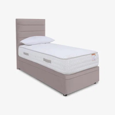 Furniture Village Sleep Story 2000 Electric End Ottoman Divan Set - Single - Plush Lilac