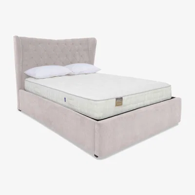 Furniture Village Highgrove - Bauer Electric Ottoman Bed Frame - Double - Aston Linen