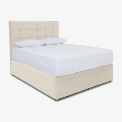 Furniture Village Sleep Story - Ortho 2000 Electric End Ottoman Divan Set - Double - Plush Ecru