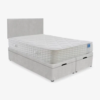 Furniture Village Sleep Story - Memory Plus End Lift Ottoman Divan Set - King Size
