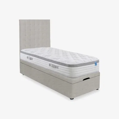 Furniture Village Sleep Story - Hybrid 360 End Lift Ottoman Divan Set - Single