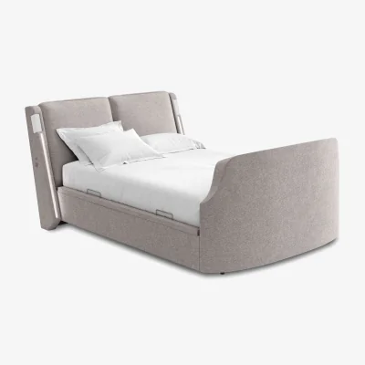 Furniture Village Premiere Side Lift Ottoman TV Bed Frame with Dolby Atmos - Super King