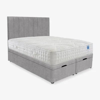 Furniture Village Sleep Story - Luxury Firm End Lift Ottoman Divan Set - Double - Lace Dolphin