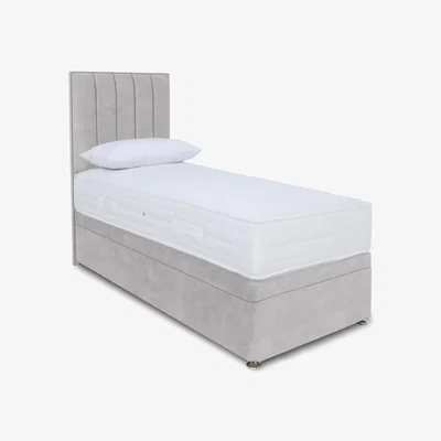 Furniture Village Sleep Story - Memory Pocket Electric End Ottoman Divan Set - Single - Lace Dolphin
