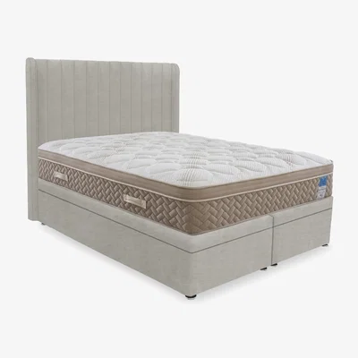 Furniture Village Sleep Story - PlushTech Electric End Lift Ottoman Divan Set - Double