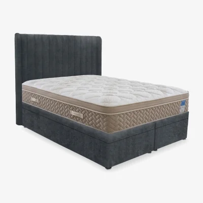Furniture Village Sleep Story - PlushTech Electric End Lift Ottoman Divan Set - Super King