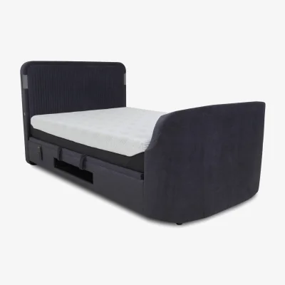 Furniture Village Oracle Side Lift Ottoman TV Bed Frame with Dolby Atmos - King Size