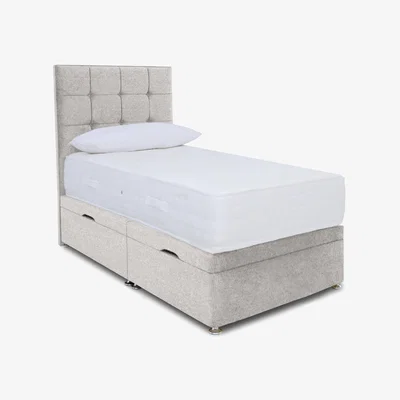 Furniture Village Sleep Story - Ortho 2000 Manual Side Ottoman Divan Set - Single