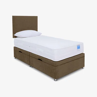 Furniture Village Ergosense Manual Side Ottoman Divan Set - Single