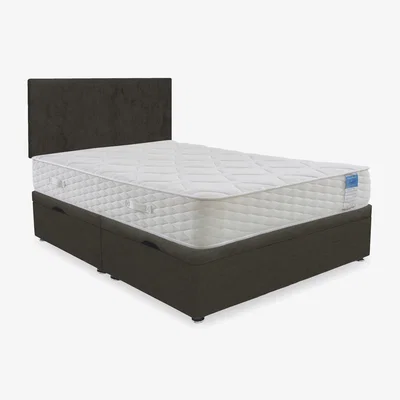 Furniture Village Sleep Story - Memory Plus Side Lift Ottoman Divan Set - Double