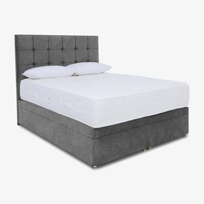 Furniture Village Sleep Story - Ortho 2000 Electric End Ottoman Divan Set - King Size - Lace Domino