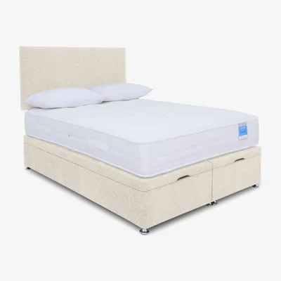 Furniture Village Sleep Story - Ergosense Manual End Ottoman Divan Set - Double