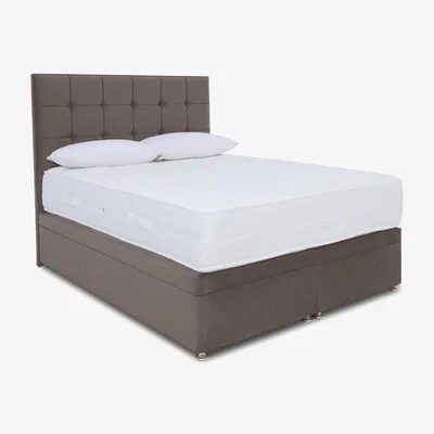 Furniture Village Sleep Story - Ortho 2000 Electric End Ottoman Divan Set - Double - Plush Mole
