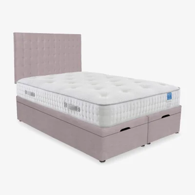 Furniture Village Sleep Story - Ergo Deluxe End Lift Ottoman Divan Set - King Size - Plush Lilac