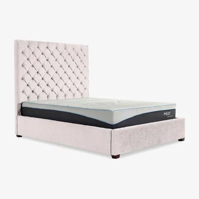Furniture Village Charlotte 160cm Headboard Manual Ottoman Bed Frame - Double