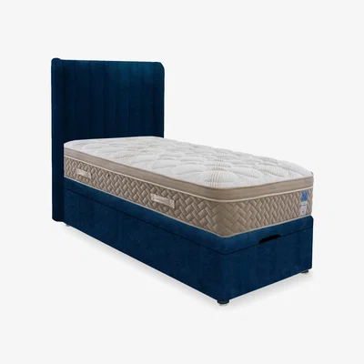 Furniture Village Sleep Story - PlushTech End Lift Ottoman Divan Set - Small Single
