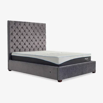 Furniture Village Charlotte 160cm Headboard Electric Ottoman Bed Frame - Super King