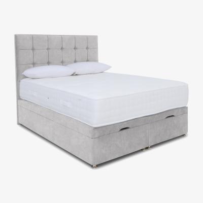 Furniture Village Sleep Story - Ortho 2000 Manual End Ottoman Divan Set - King Size - Lace Dolphin