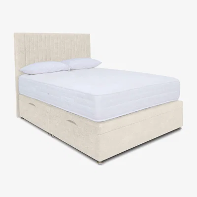 Furniture Village Sleep Story - Pocket Luxury Manual Side Ottoman Divan Set - Double