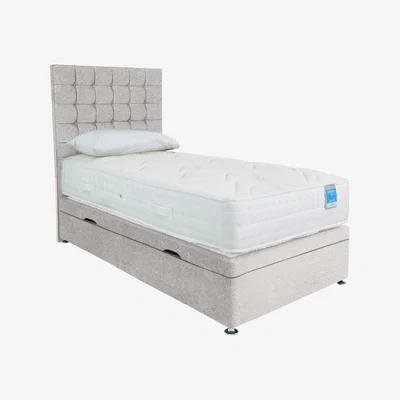 Furniture Village Sleep Story - Deluxe Firm Side Ottoman Divan Set - Single