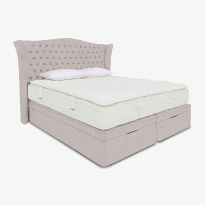 Furniture Village Hypnos - Majestic Ottoman Divan Set - Super King - Imperio Stone