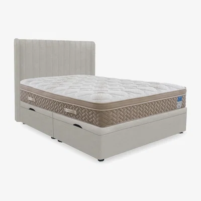 Furniture Village Sleep Story - PlushTech Side Lift Ottoman Divan Set - Super King